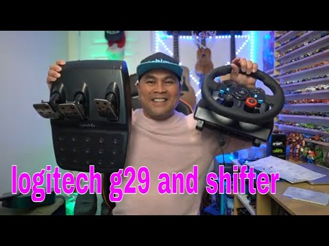 Logitech G29 gaming racing wheel and shifter for PS5/PC unboxing 2025