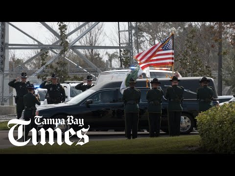 Procession held for Deputy killed in line of duty