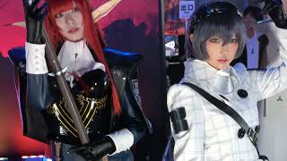 東京ゲームショウ2024 ATLUS ブース コンパニオン4K