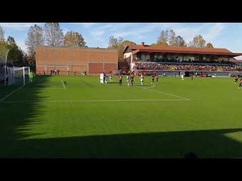 Mačva Šabac - Partizan Beograd, gol Lazarevića