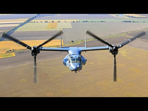 U.S. and Ukraine Special Operations Forces • U.S. Air Force MC-130J Commando II and CV-22 Osprey