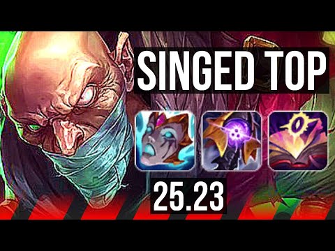 SINGED vs IRELIA (TOP) | 67% winrate | KR Master | 25.23