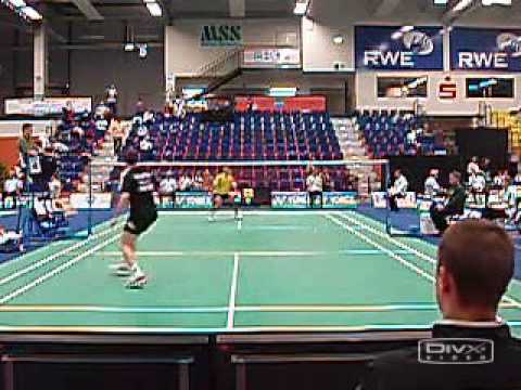 2008 German Open GP, 1 kolo Jan Fröhlich   Richard Vaughan WAL, dvě výměny   1 set