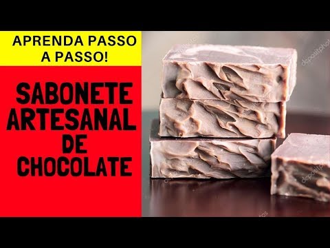 Como Fazer SABONETE Artesanal de CHOCOLATE | Sabonete Artesanal para Acabar com Envelhecimento
