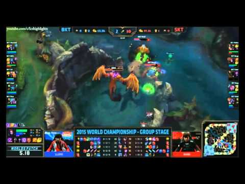 BKT vs SKT Highlights - Leage of legends World Championship 2015 - BANGKOK TITANS vs SK TELECOM T1