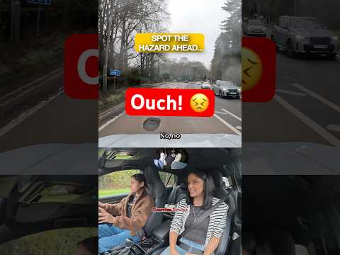 POTHOLE AHEAD ⚠️ #driving #car #pothole #london #road #funny #notfunny #ouch