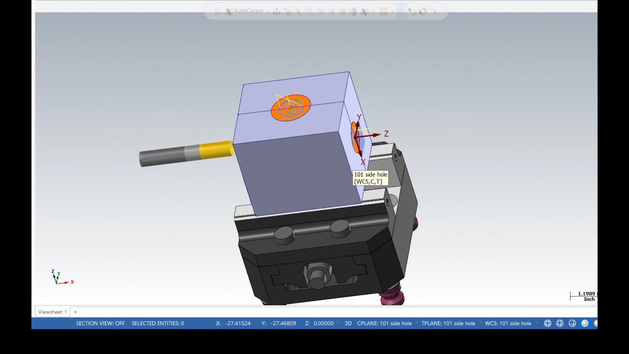5 Axis Programming - Mastercam 2021 - Adding Planes