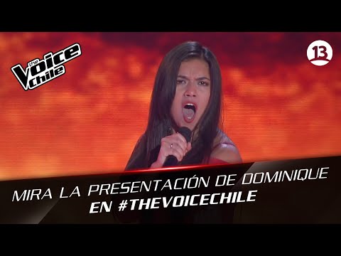 The Voice Chile | Dominique Leiva - Cierro mis ojos