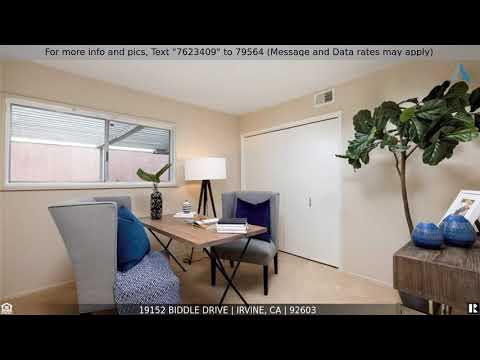 Priced at $1,549,000 - 19152 Biddle Drive, Irvine, CA 92603