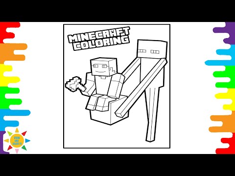 Steve Minecraft Coloring Pages |Minecraft Enderman Coloring Pages | If found x nøll - die 4 u