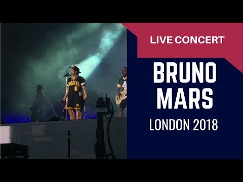Bruno Mars in London 2018