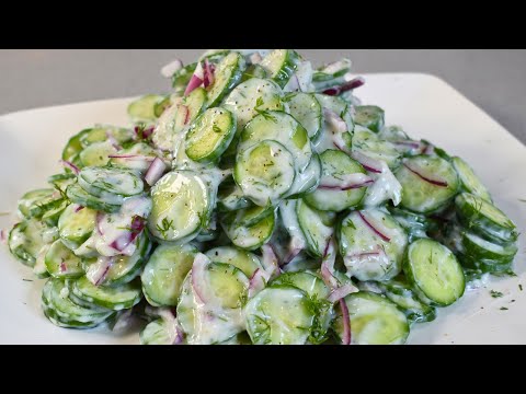 Quick & Easy Cucumber Salad Recipe You'll Love!