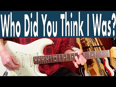 How To Play Who Did You Think I Was On Guitar | John Mayer Guitar Lesson + Tutorial + TABS