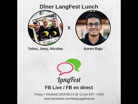LangFest Lunch: Azren Raju