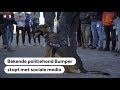 POLITIEHOND: Bumper stopt met sociale media