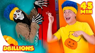Trick or Treat Halloween Story | Mega Compilation | D Billions Kids Songs