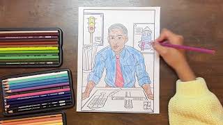 Garrett Morgan Black History Coloring Page - Black History for Kids