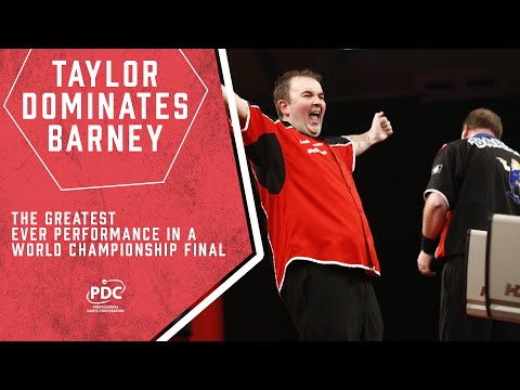 WORLD RECORD FINAL AVERAGE! Taylor v Van Barneveld | 2009 World Championship