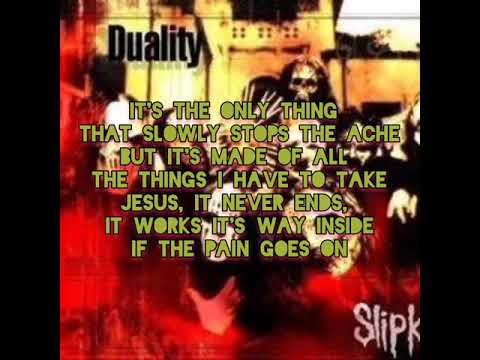 SLIPKNOTT - DUALITY - Lyrics