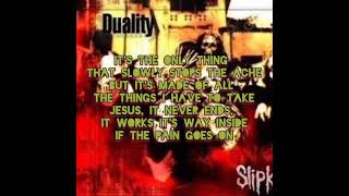 SLIPKNOTT - DUALITY - Lyrics