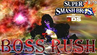 Super Smash Bros. 3DS - Boss Rush (All Boss Fights)