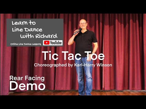 FREESTYLE / REAR FACING DEMO IMPROVER LINE DANCE - Tic Tac Toe