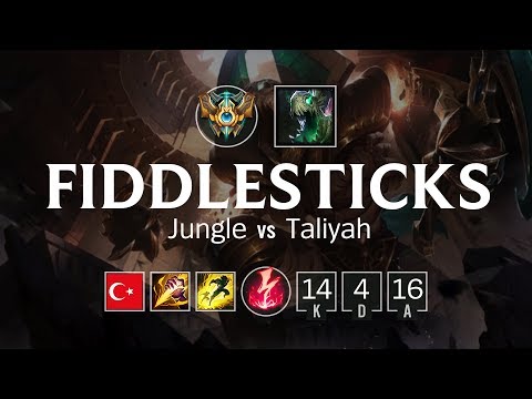 Fiddlesticks Jungle vs Taliyah - TR Challenger Patch 8.15