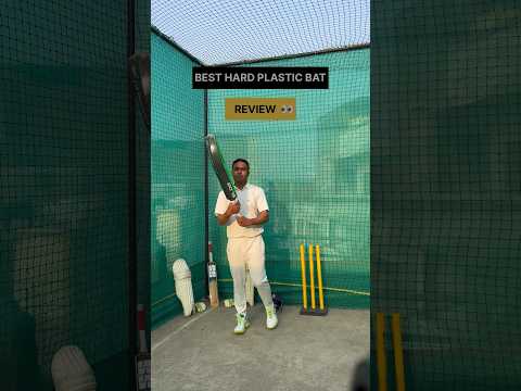 Jaspo Hard Plastic Bat Review | #shorts #cricket #netpractice #mrcricketcaught #roofcricket #viral