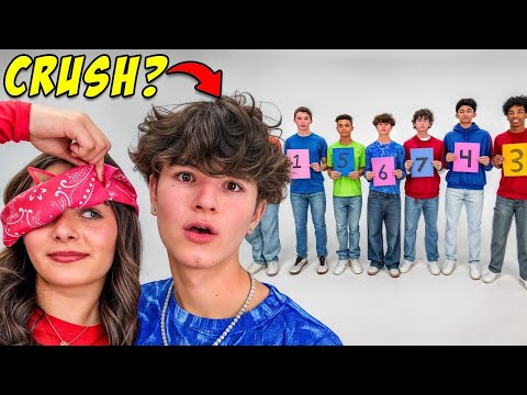 GUESSING HER CRUSH BLINDFOLDED ❤️