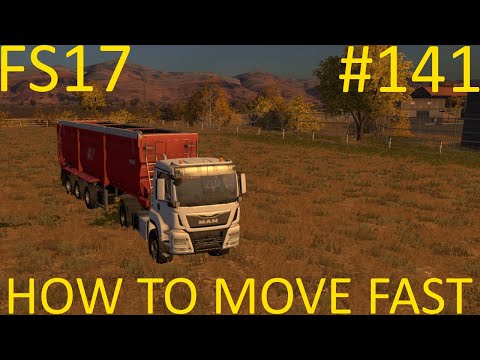 Farming Simulator 2017 | HOW TO MOVE FAST | Mustang Valley Ranch | Episode 141