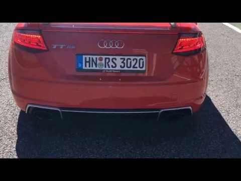 Launch-Control-Start mit dem neuen Audi TT RS auf der Rennstrecke Jamara