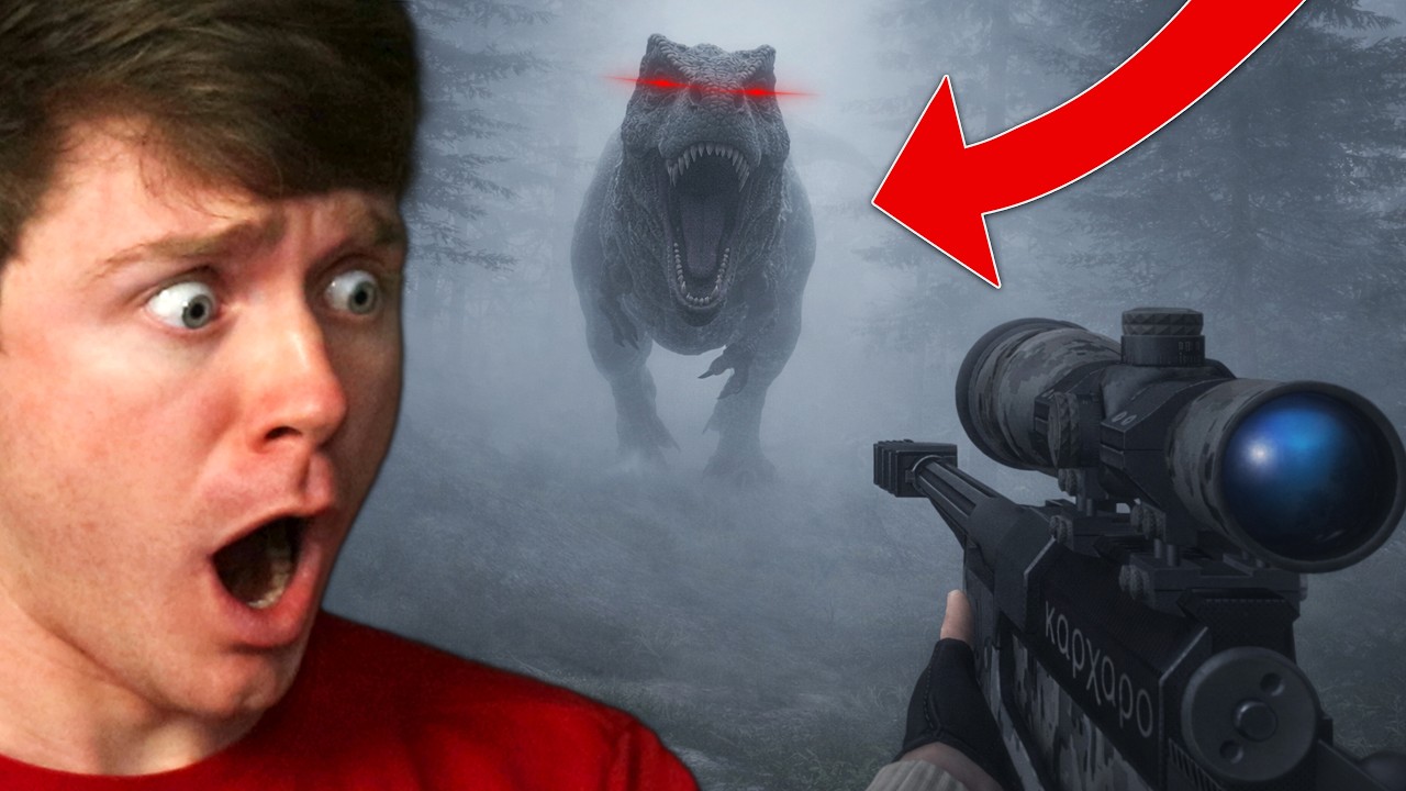 HUNTING the T-REX in SCARY FOG!? - Carnivores Dinosaur Hunt