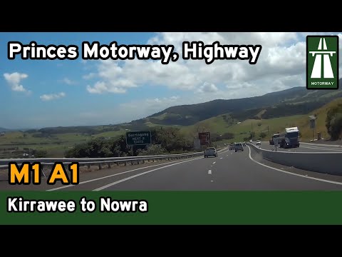 Driving from Southern Sydney to Nowra - M1 Princes Mwy & A1 Princes Hwy