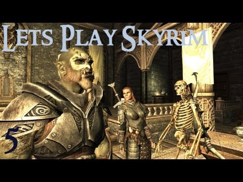 Lets Play Skyrim (modded) - pt 5 - Orc Warlock (Master Difficulty)