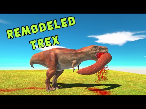 NEW! Remodeled TREX vs All Dinosaurs | Animal Revolt Battle Simulator