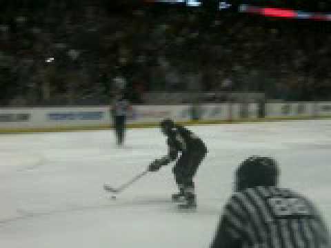 Bobby Ryan shootout attempt Ducks/Stars 4/10/09