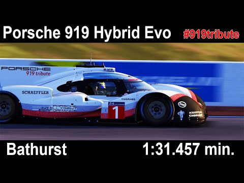Porsche 919 Hybrid Evo onboard Bathurst lap record