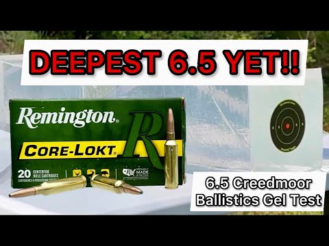 BUCK SLAYERS?! 6.5 Creedmoor Remington CoreLokt 140gr Ammo Test