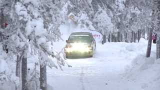 preview picture of video 'Arctic Lapland Rally 2014 in Rovaniemi, Lapland, Finland'