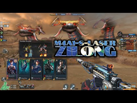 Crossfire West | M4A1-S-Laser Zilong Infernal Shrine Zombies Mode