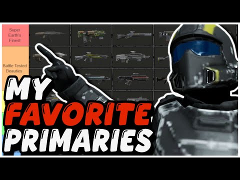 My Favorite Primary Weapons Tier List - Helldivers 2