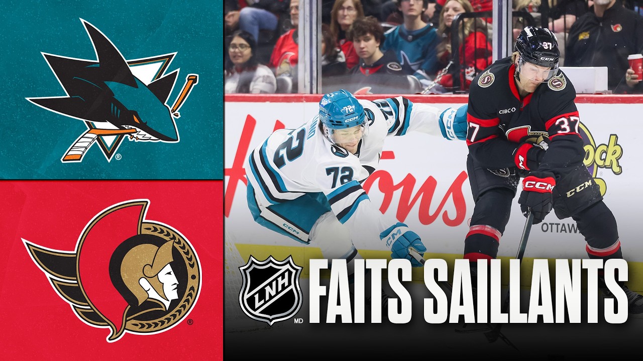 Sharks vs Sénateurs | 15/03/26 | Faits saillants