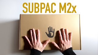 Video thumbnail for SUBPAC M2x unboxing I A wearable subwoofer by Detroit-Berlin