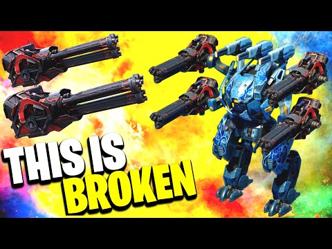 OMG! So Broken! New Waepon RAZDOR With TYPHON - War Robots Test Server Gameplay WR