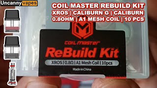 Download lagu How to rebuild Vaporesso Xros .8 ohm OCC Cartridge using Coil Master Rebuild Kit mp3