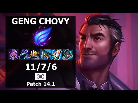 GenG Chovy Jayce MID vs Ezreal| Patch 14.1 KR Challenger