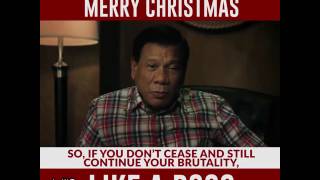 How To Say Merry Christmas Like a Boss [Duterte]