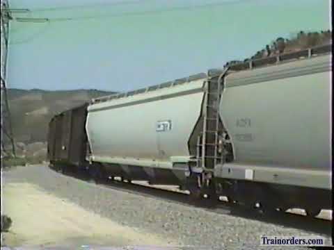 Classic Railroad Series 727 - Southern Pacific on Cajon Pass April 18, 1992.