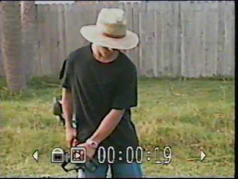 Daniel Using the Weedeater