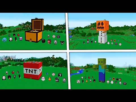 BEST SURVIVAL HOUSE BUILD WITH 100 NEXTBOTS COMPILATION PART 1 in Minecraft! Gameplay! Coffin Meme!